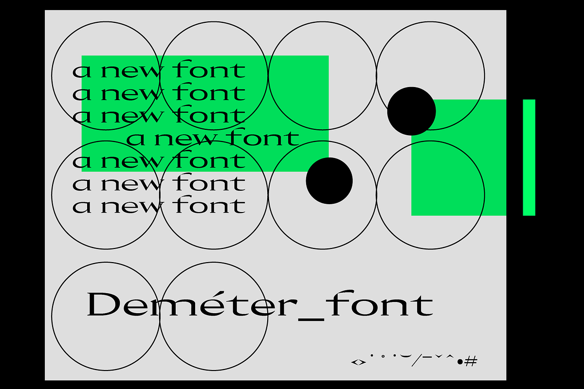 Deméter Font in Greek Fonts - product preview 8