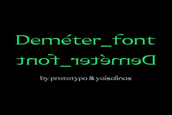 Deméter Font in Greek Fonts - product preview 1