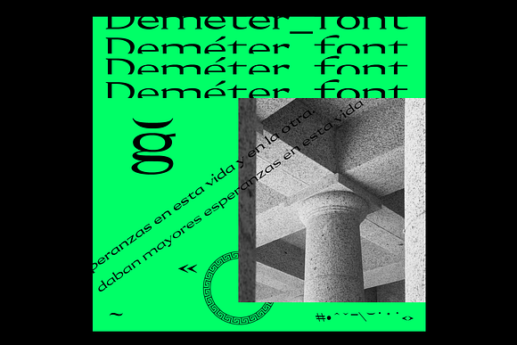 Deméter Font in Greek Fonts - product preview 4
