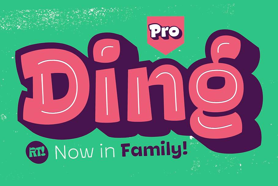 Ding Pro -50% All Family in Display Fonts - product preview 8