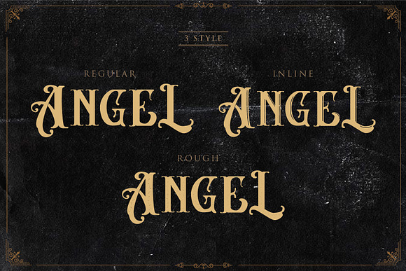 Angel Blish + Extra in Blackletter Fonts - product preview 1