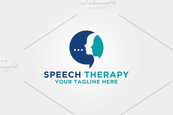 Speech Therapy Logo in Logo Templates - product preview 2