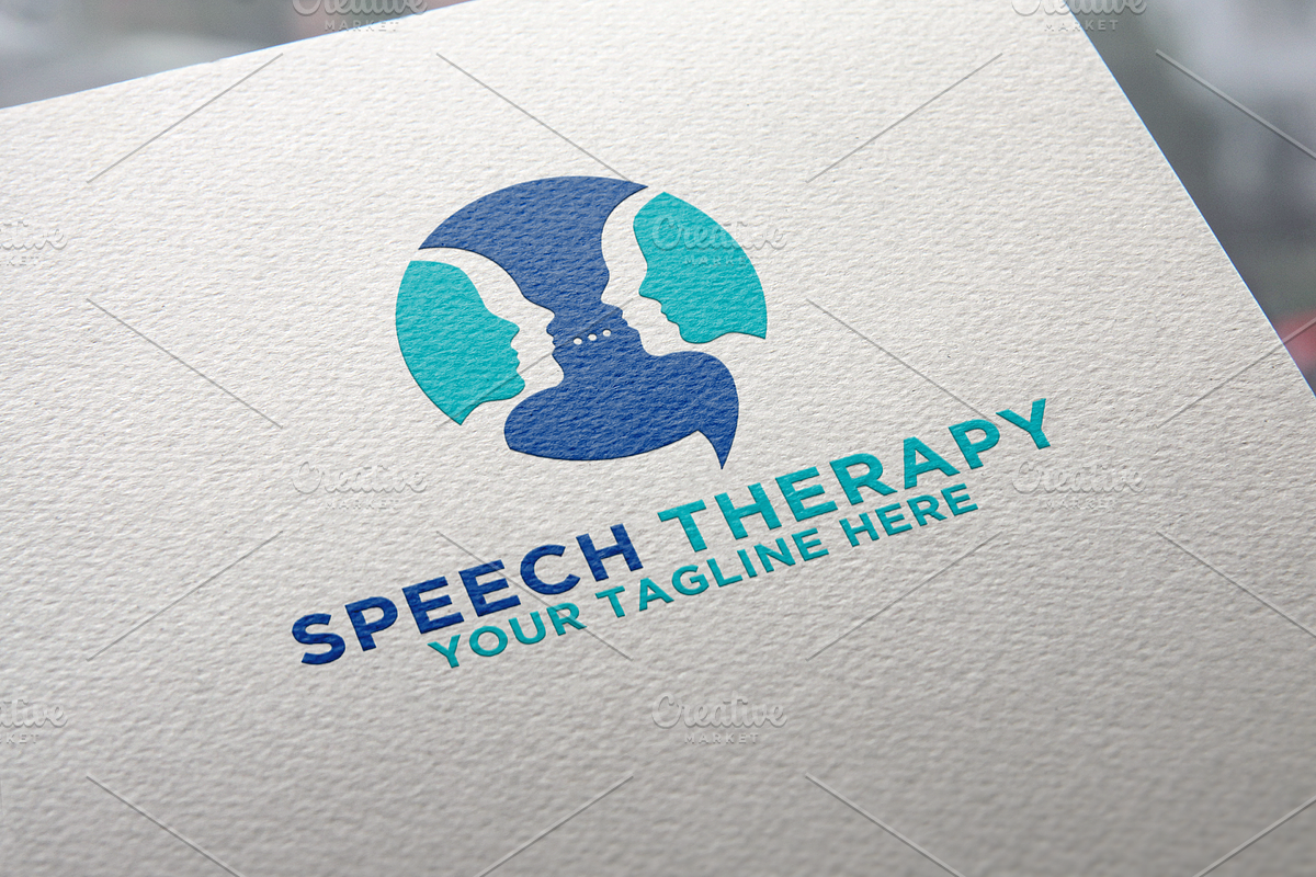 Speech Therapy Logo in Logo Templates - product preview 8