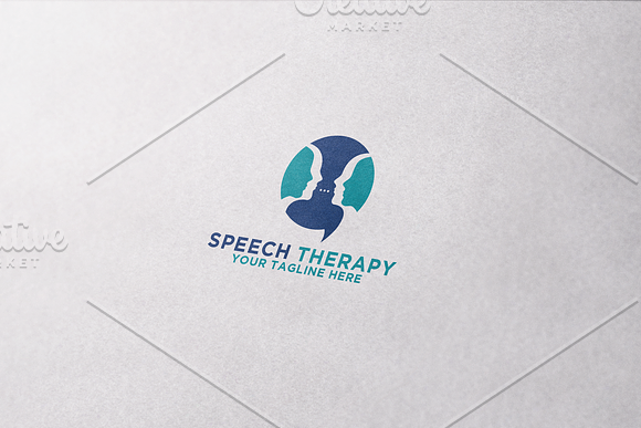 Speech Therapy Logo in Logo Templates - product preview 1