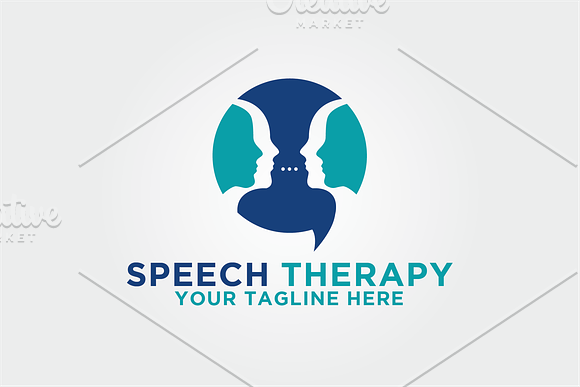 Speech Therapy Logo in Logo Templates - product preview 2