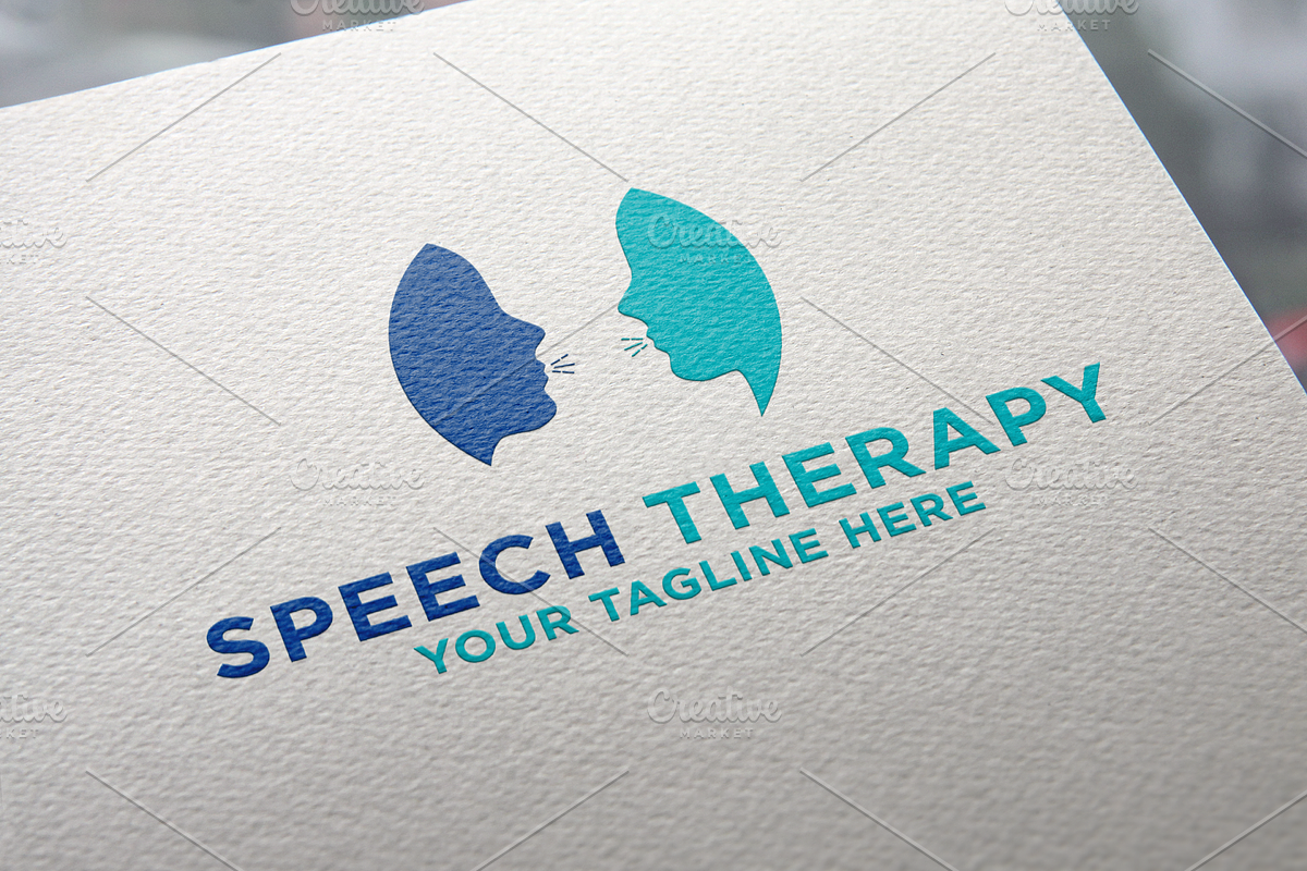 Speech Therapy Logo in Logo Templates - product preview 8
