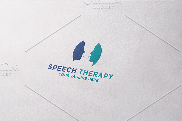 Speech Therapy Logo in Logo Templates - product preview 1