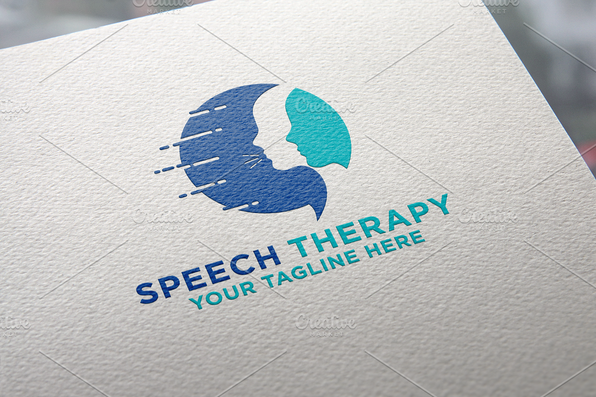 Speech Therapy logo in Logo Templates - product preview 8