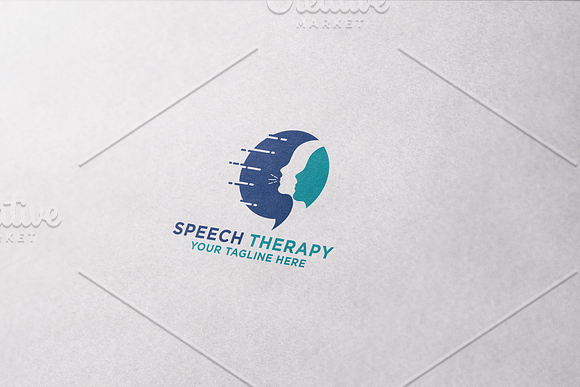 Speech Therapy logo in Logo Templates - product preview 1
