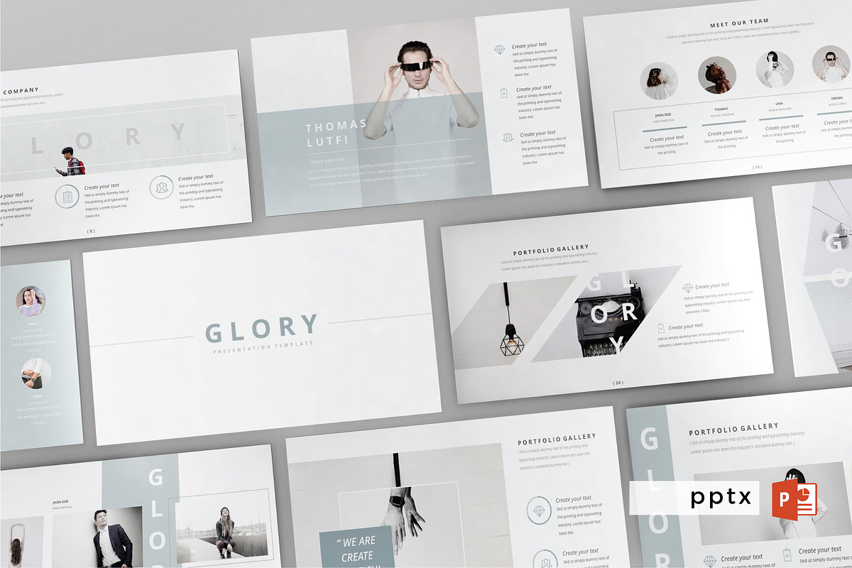 GLORY - Powerpoint Template in PowerPoint Templates - product preview 8