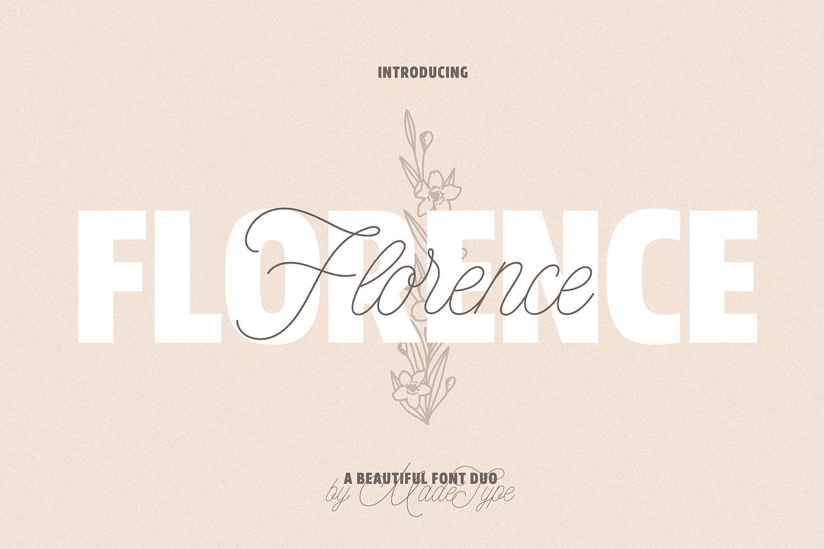MADE Florence | a Beautiful Font Duo in Sans-Serif Fonts - product preview 8