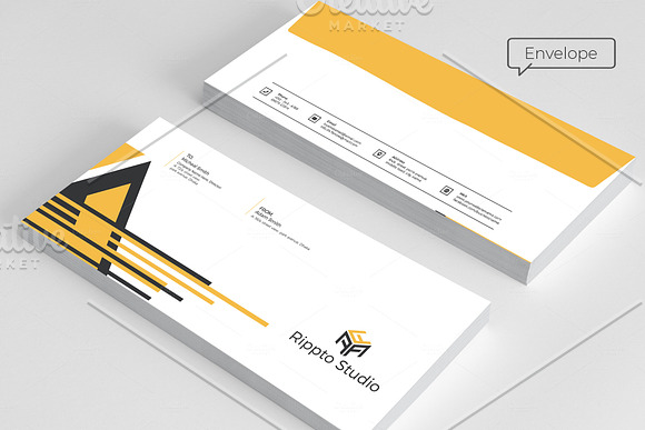 Modern Corporate Identity Template in Stationery Templates - product preview 2