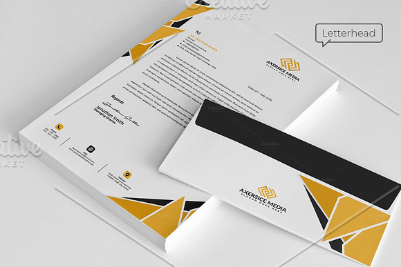 Modern Corporate Branding Identity in Stationery Templates - product preview 1
