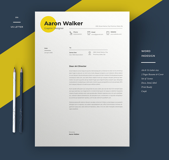 Minimal Resume in Resume Templates - product preview 3