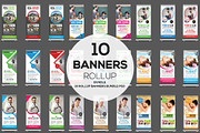 10 Business Roll-up Banners Bundle