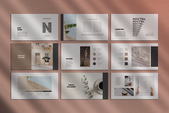Noctua PowerPoint Brand Guidelines in PowerPoint Templates - product preview 5