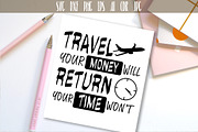 Travel SVG Adventure Quote Vector