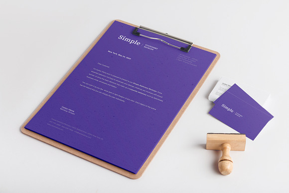 Clipboard & Business Card Mockup 01 in Mockup Templates - product preview 1