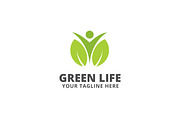 Green Life Logo Template