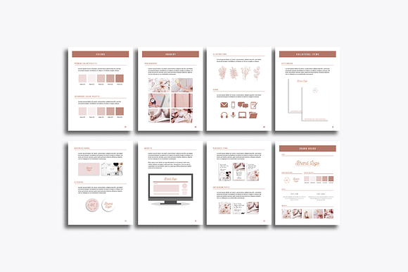 Brand Guidelines Template Canva in Magazine Templates - product preview 4