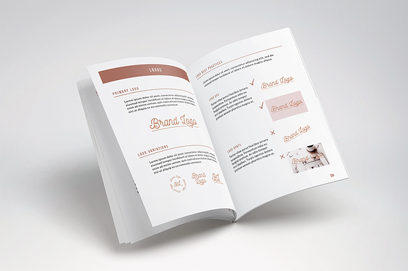 Brand Guidelines Template Canva in Magazine Templates - product preview 5