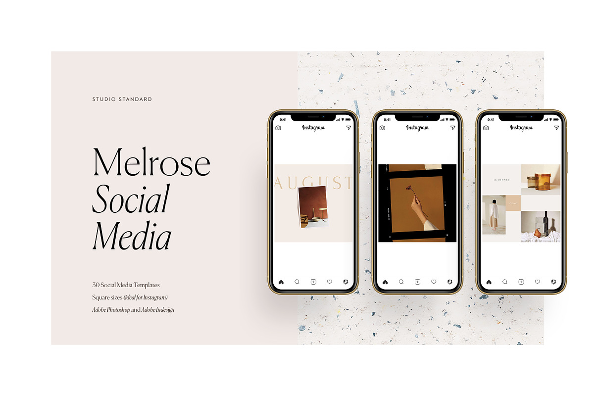 Melrose Social Media Pack in Instagram Templates - product preview 8