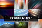 Motion Lights PSD Backdrop