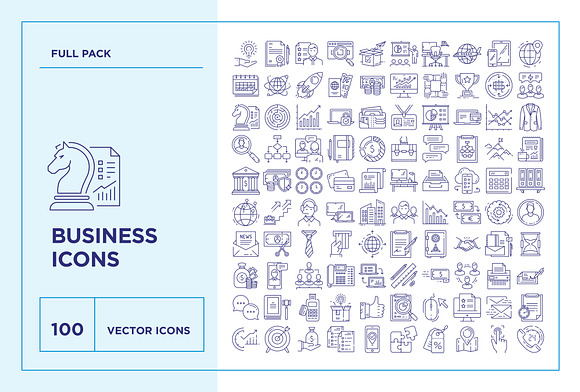 Modern Business Icons Set in Modern Icons - product preview 8
