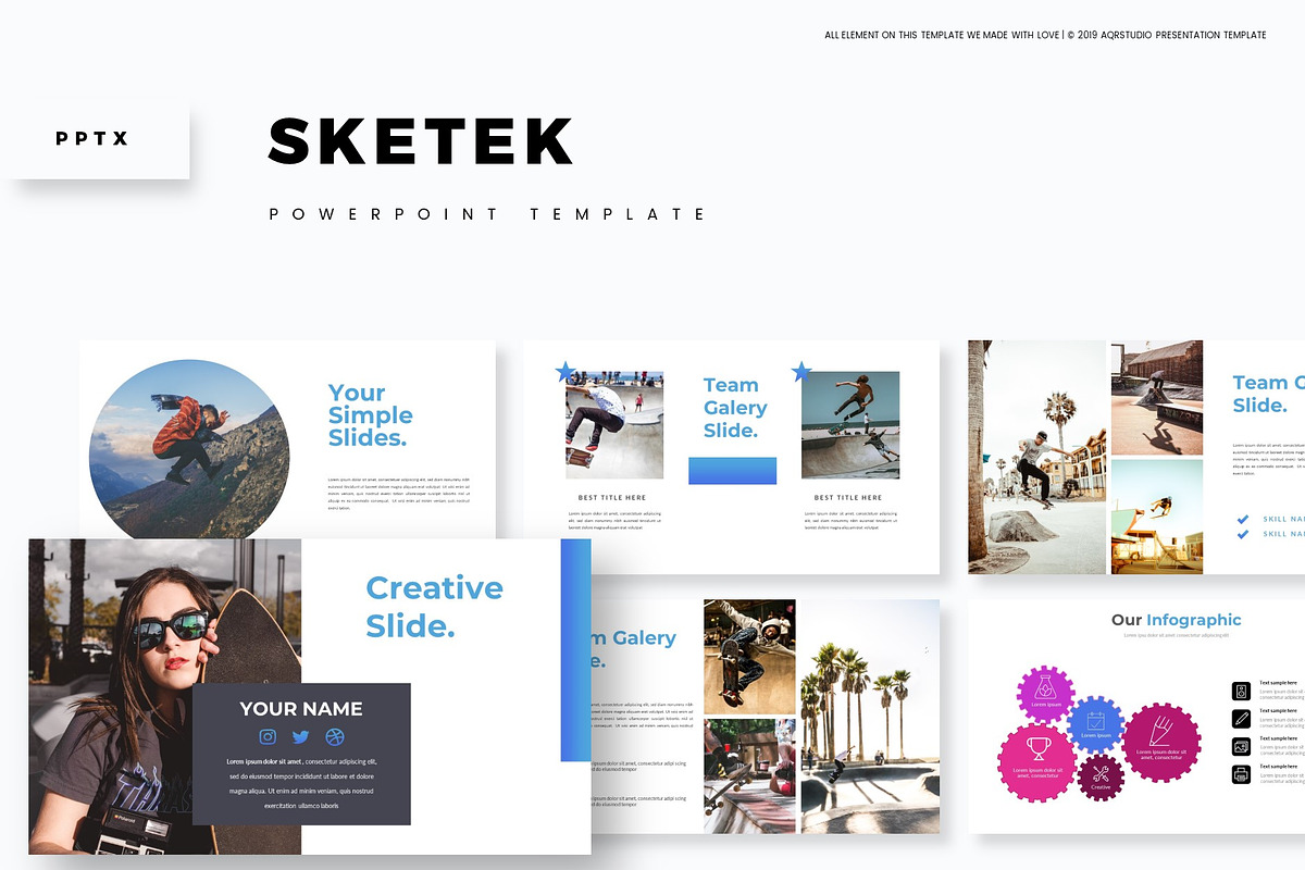 Sketek - Powerpoint Template in PowerPoint Templates - product preview 8