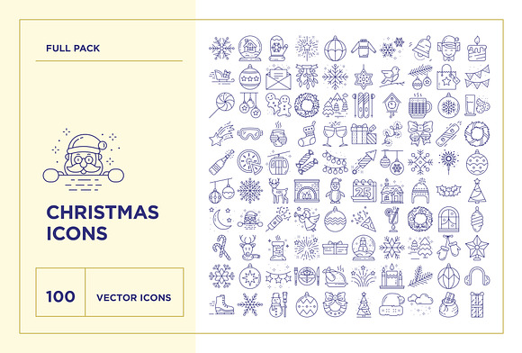 Christmas Icons Set in Christmas Icons - product preview 9