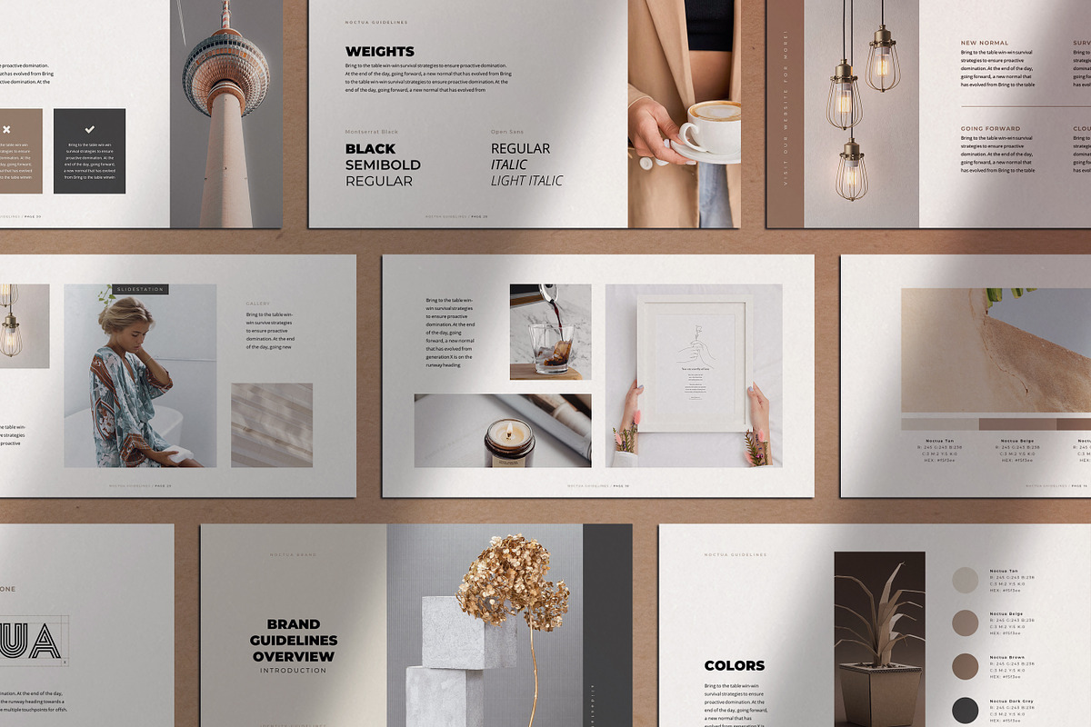 Noctua Keynote Brand Guidelines in Keynote Templates - product preview 8