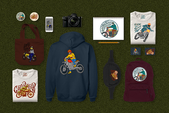 Motorcycle Design Collection Vol.1 in Vintage Icons - product preview 1