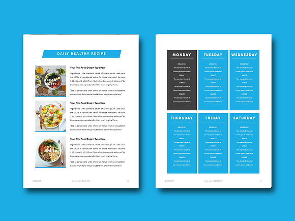 Fitness Bold eBook Template in Brochure Templates - product preview 5