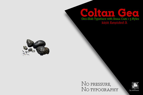 Coltan Gea Slab -5 fonts-