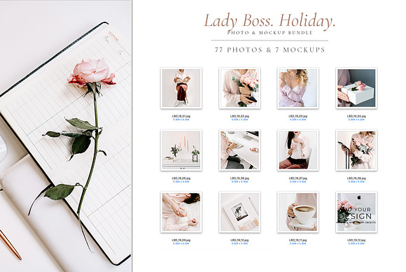 LADY BOSS. HOLIDAY. 77+ in Instagram Templates - product preview 3