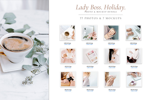 LADY BOSS. HOLIDAY. 77+ in Instagram Templates - product preview 4