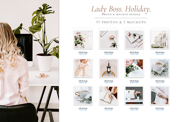 LADY BOSS. HOLIDAY. 77+ in Instagram Templates - product preview 6