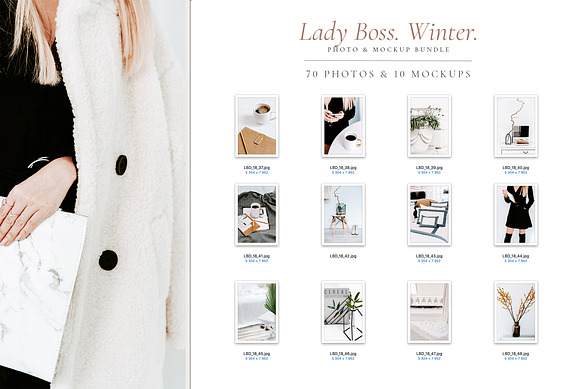LADY BOSS. WINTER in Instagram Templates - product preview 6