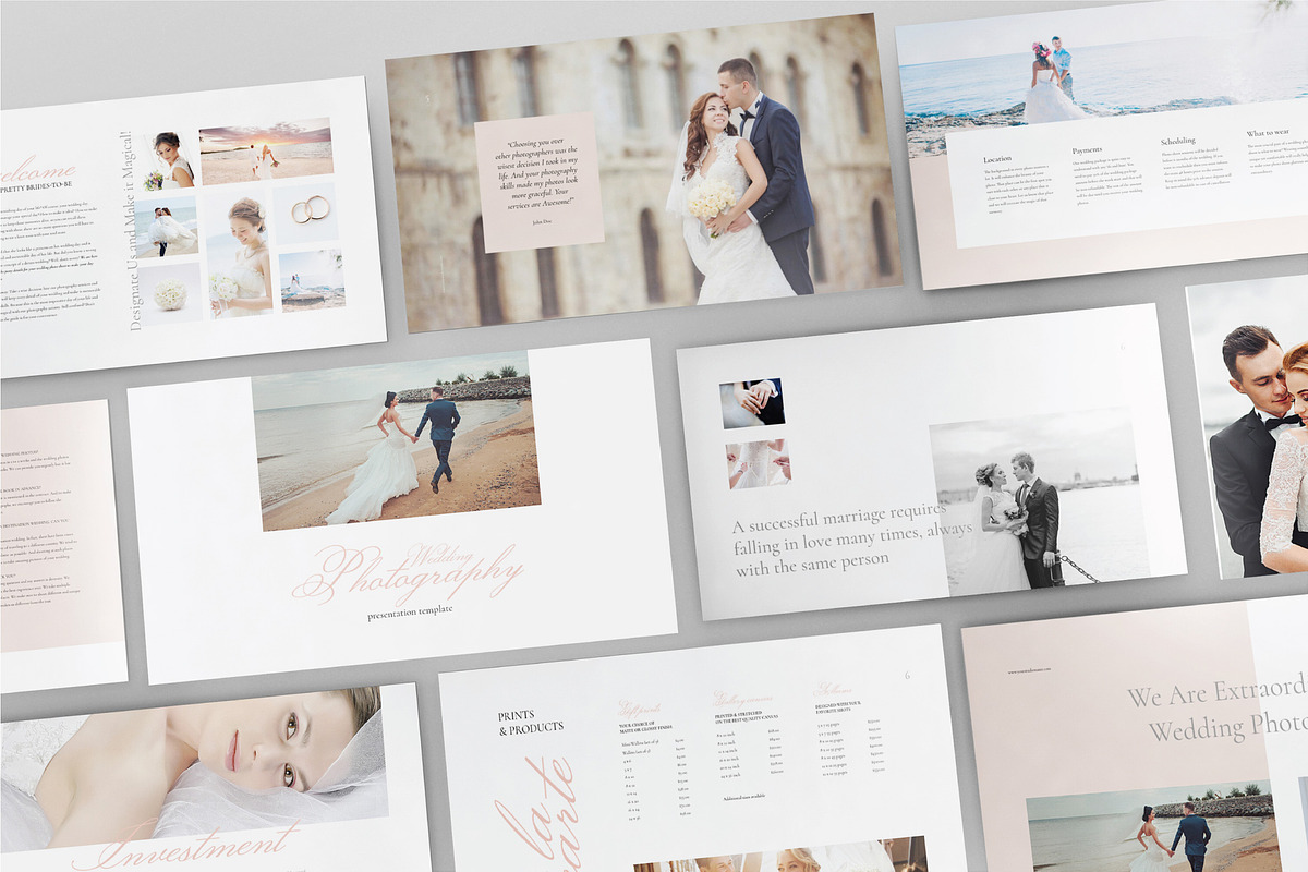 WEDDING PHOTOGRAPHY - Powerpoint in PowerPoint Templates - product preview 8
