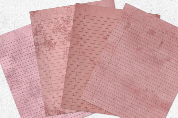 Distressed Pink Writing Paper in Textures - product preview 2