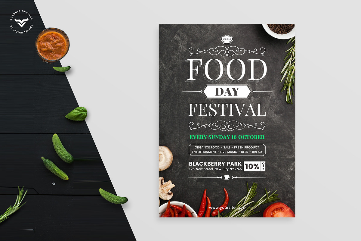 World Food Day Flyer in Flyer Templates - product preview 8