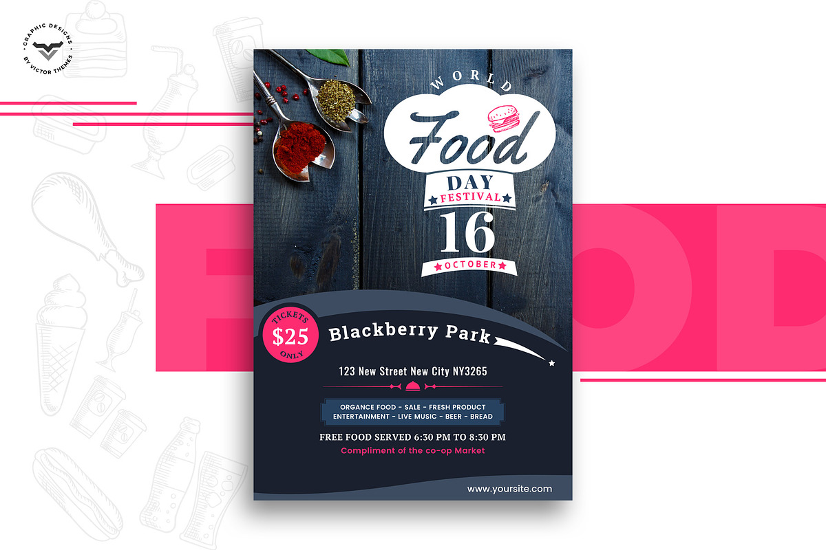 World Food Day Flyer in Flyer Templates - product preview 8