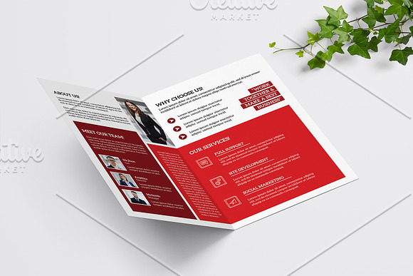 Business Bifold Brochure V882 in Brochure Templates - product preview 2