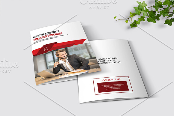 Business Bifold Brochure V882 in Brochure Templates - product preview 3