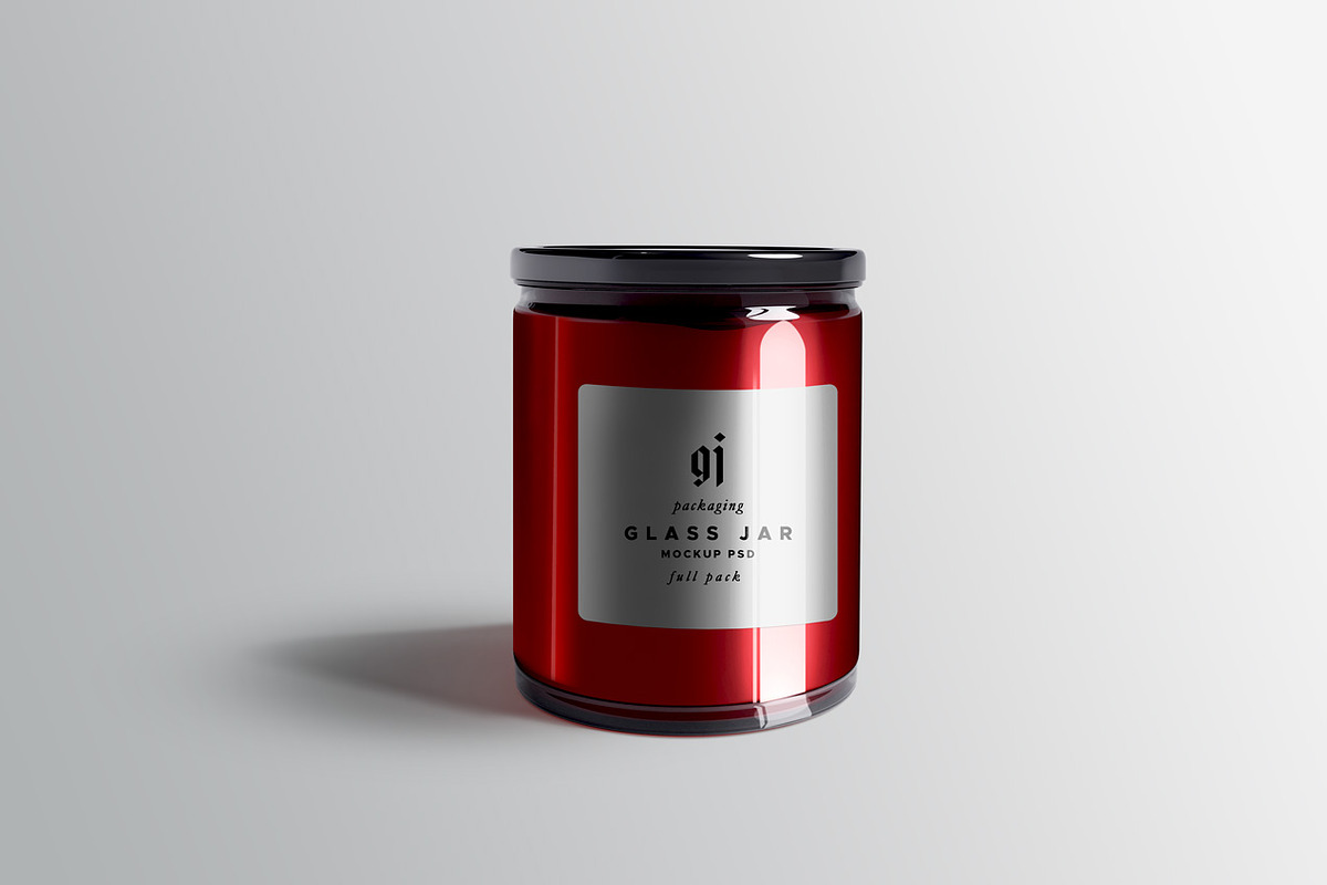 Glass Jar PSD Mockups in Product Mockups - product preview 8