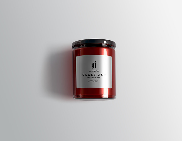 Glass Jar PSD Mockups in Product Mockups - product preview 1