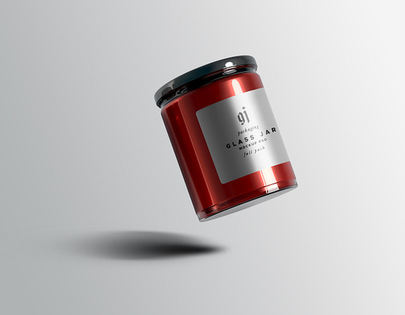 Glass Jar PSD Mockups in Product Mockups - product preview 4