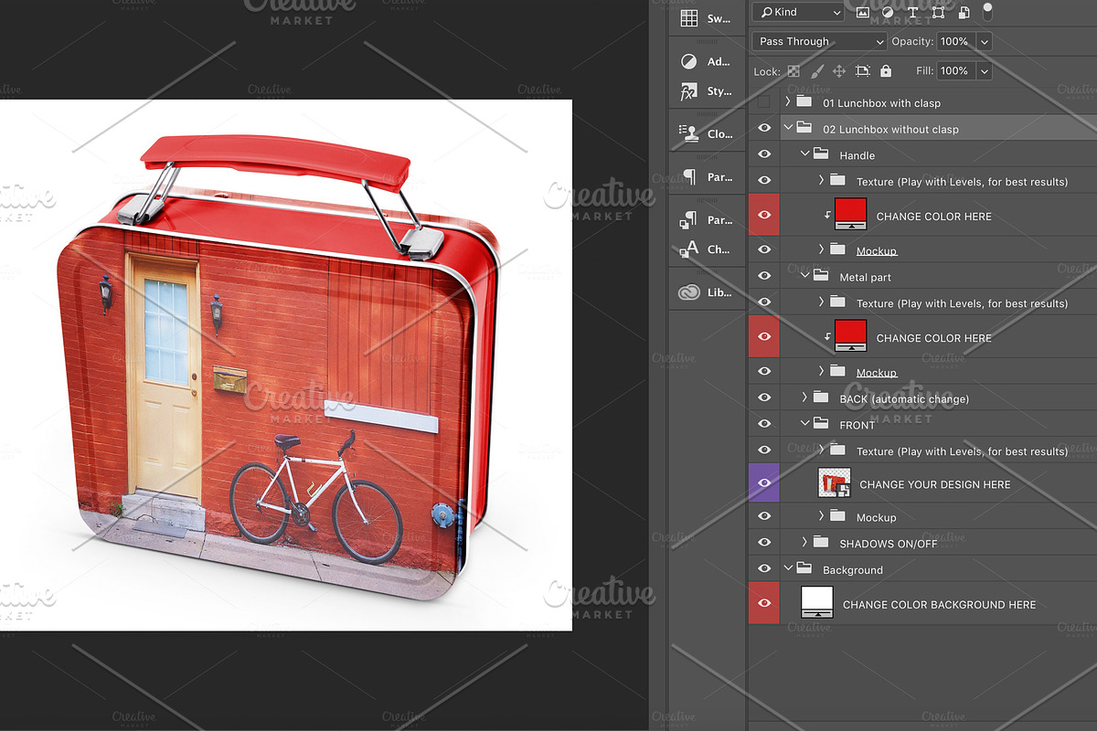 LUNCHBOX MOCKUP (2 TYPES) in Product Mockups - product preview 8