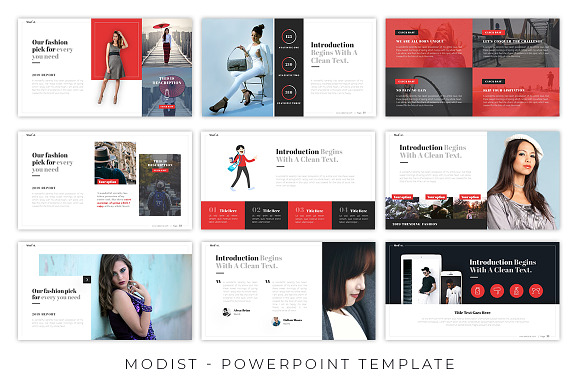 Modist - Multipurpose Fashion Presen in PowerPoint Templates - product preview 2