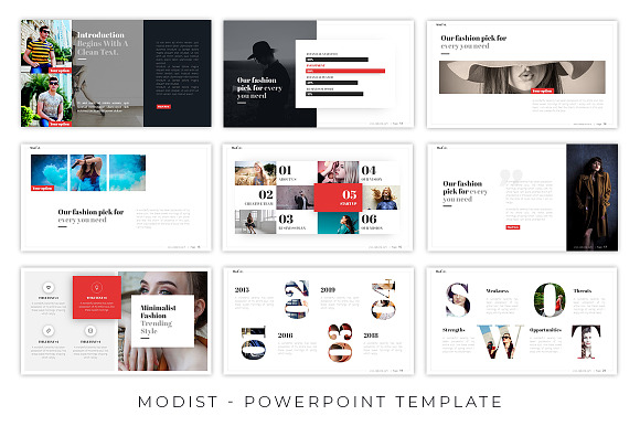Modist - Multipurpose Fashion Presen in PowerPoint Templates - product preview 6